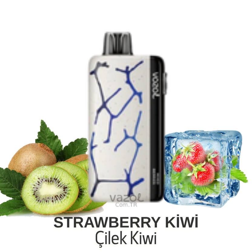 Frozen Strawberry Kiwi - Neon 45000 Vazol