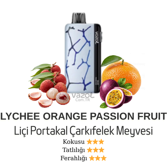 Lychee Orange Passion Fruit - Neon 45000 Vazol