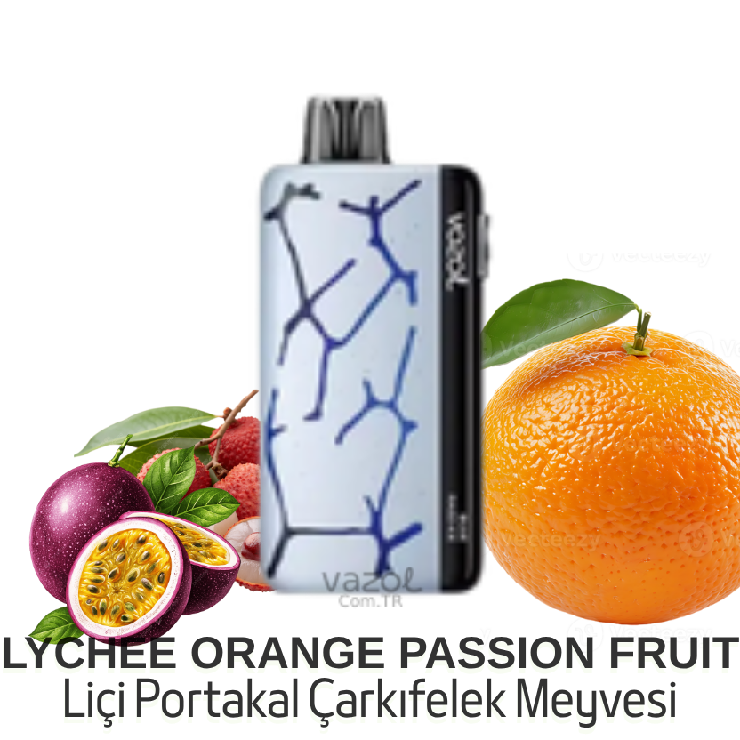 Lychee Orange Passion Fruit - Neon 45000 Vazol