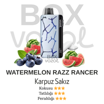 Vozol 45000 Puff - Watermelon Razz Rancher - Neon