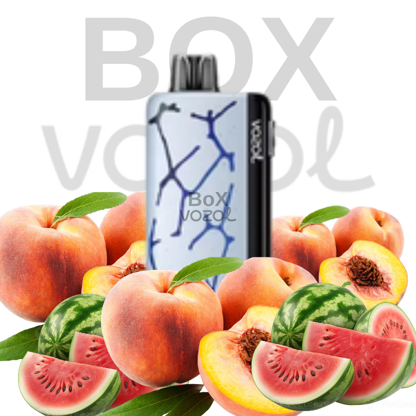 Vozol 45000 Puff - Watermelon Sour Peach - Neon